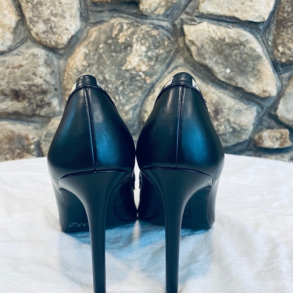 BLACK STUDDED HEELS - Picture 3 of 4